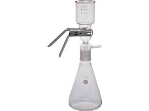 VF 3 Filtration Glass Set with silicone fixing sucker for 1000ml flask