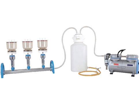 Vacuum filtration set,complete system, 3 places
