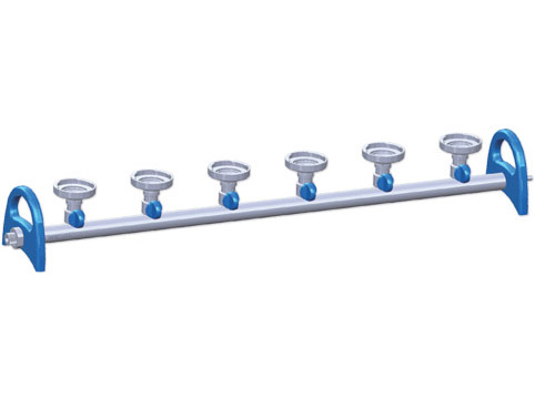 MultiVac 600-MB, 6-branch stainless steel manifold with  funnel adaptor(without funnel)