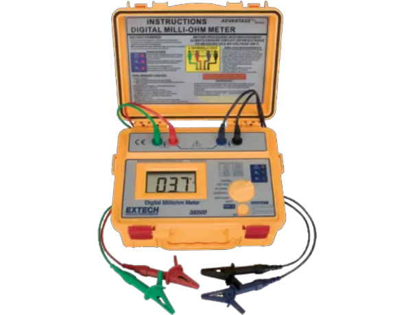 MILLIOHM METER, BATTERY POWERED