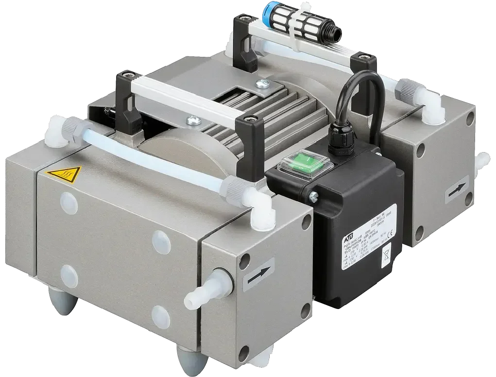 MP 201 T, 33l/min, 2mbar, 230V, 50/60Hz, 1 Ph with Schuko and UK plug leads