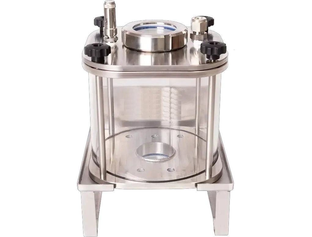 Transparent Test Vessels for IP Testing