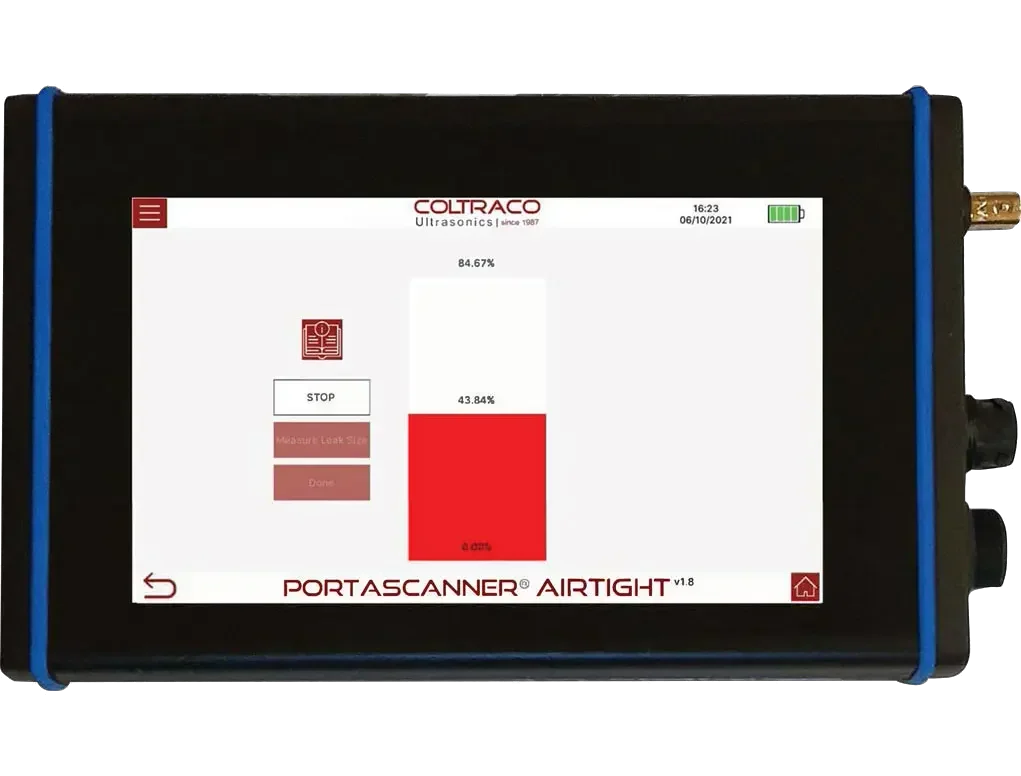 ULTRASONIC AIRTIGHTNESS LEAK DETECTION