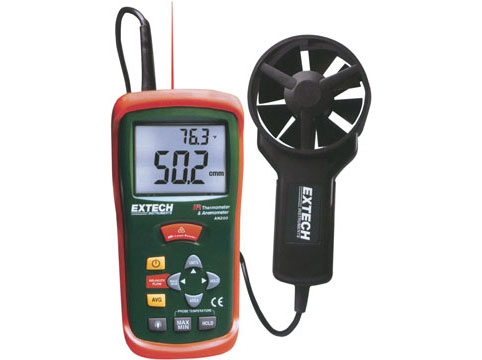 Extech AN200 Cfm/cmm Thermo-anemometer With IR Thermometer for sale online 