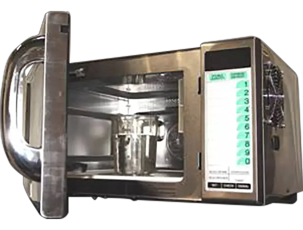 Laboratory microwave for chemical processing of corrosive materials