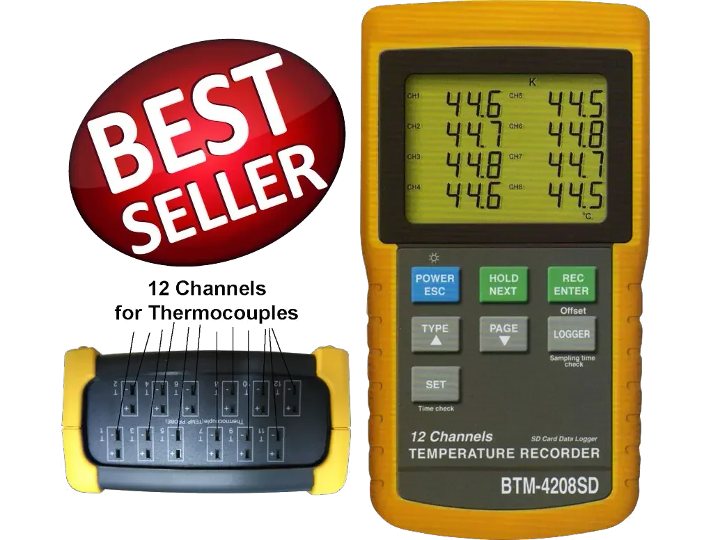 12 channels Temperature Recorder data logger 3