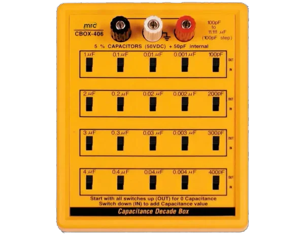 Capacitors decade box 3