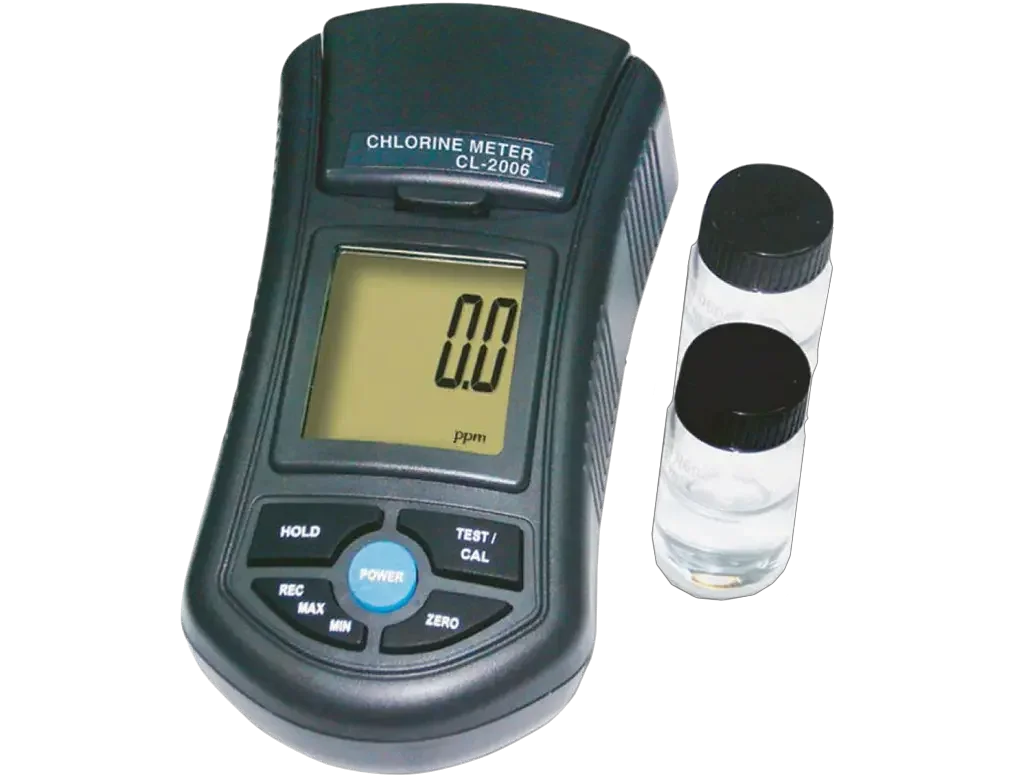 Free Chlorine & Total Chlorine Meter complete kit