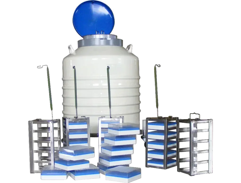 liquid nitrogen container 175 liter with racks