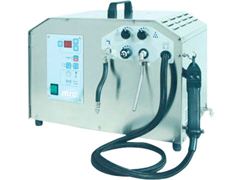 Steam + Water at 8 bar - Connection to hydraulic net - Spray gun