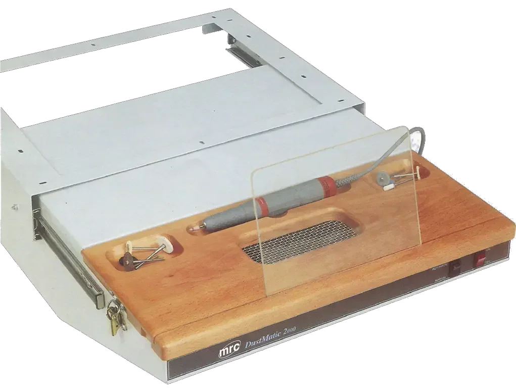 dust-suction drawer manual control