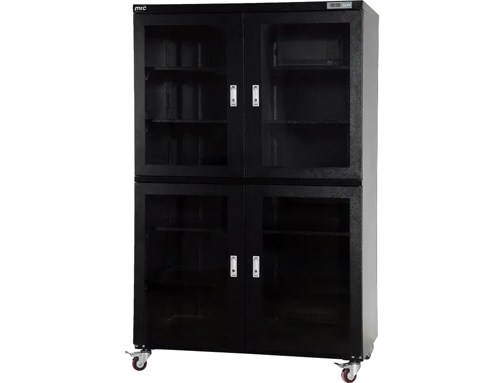 Dry cabinet 1-60%RH 1428 liter 5 Shelves 4 Doors