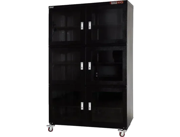 Dry cabinet 1-60%RH 1428 liter 5 Shelves 6 Doors