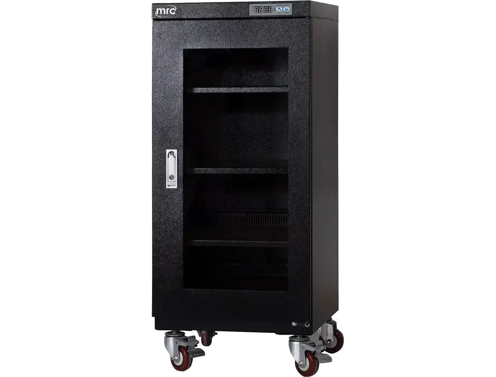 Dry cabinet 10-20%RH 160 liter 3 Shelves 1 Door