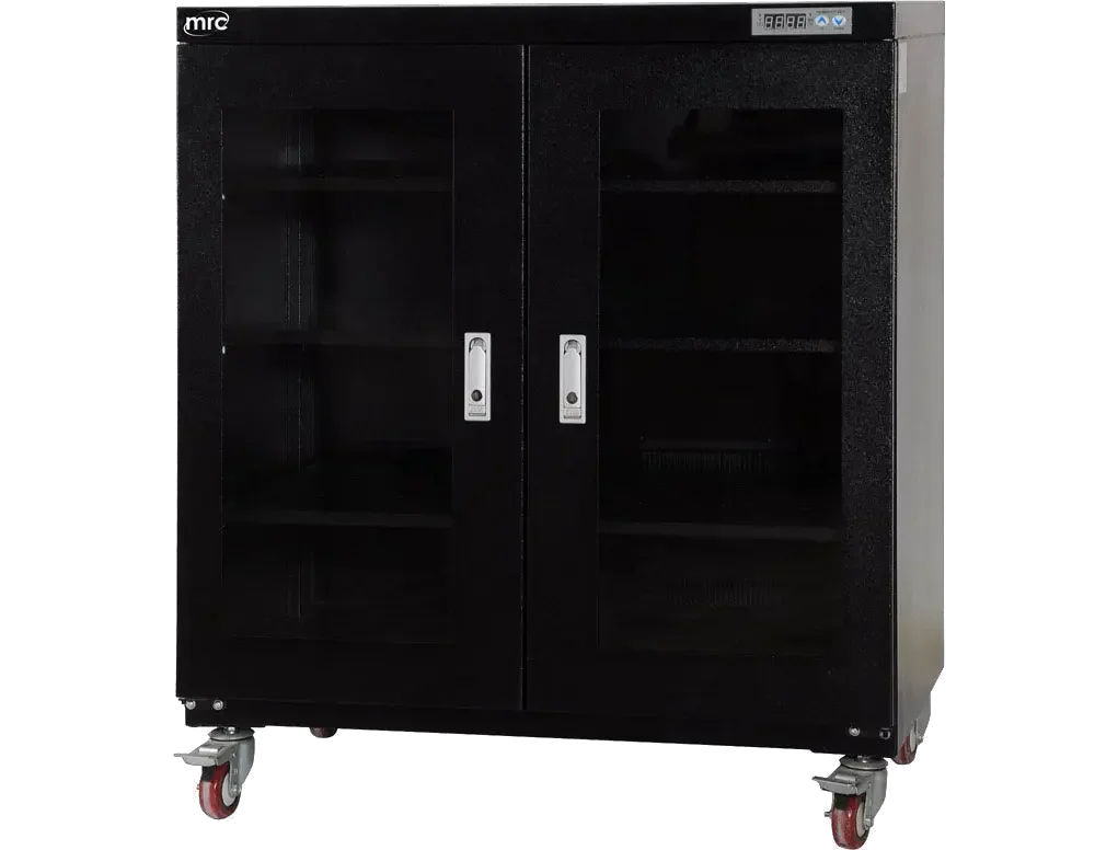 Dry cabinet 20-60%RH 320 liter 3 Shelves 2 Doors