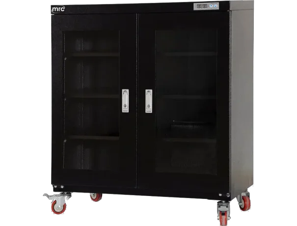 Dry cabinet 1-10%RH 435 liter 3 Shelves 2 Doors