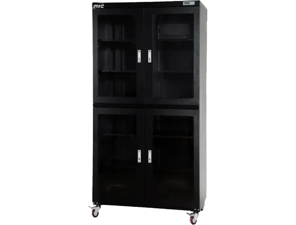 Dry cabinet 1-10%RH 870 liter 5 Shelves 4 Doors