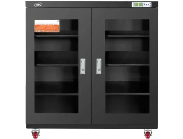 Dry cabinet 1-10%RH 320 liter 3 Shelves 2 Doors