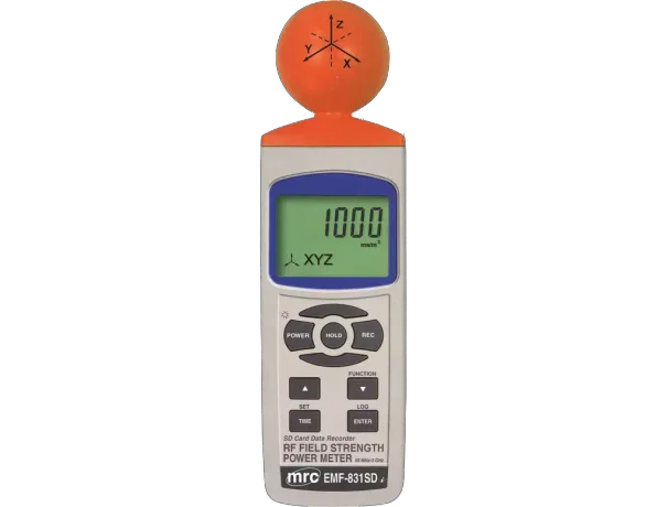 RF Field Strength Power Meter data logger