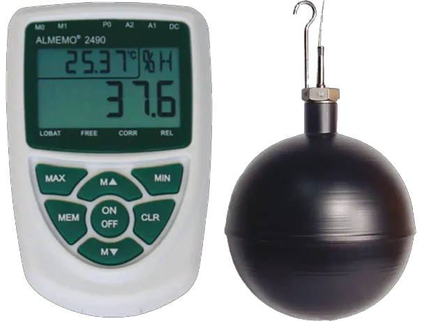 Globe thermometer- wet bulb globe temperature 3