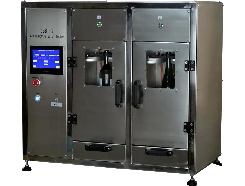 EXPLOSION TESTER FOR GLASS BOTTLE – DUAL STATIONS