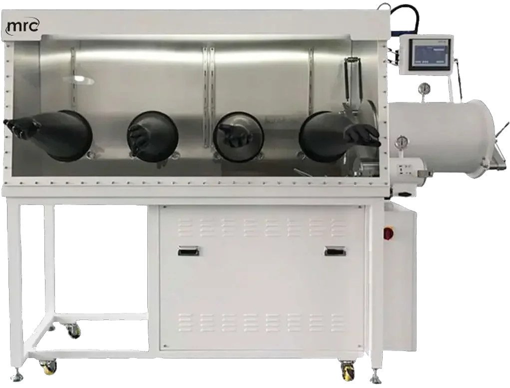 LARGE GLOVE BOX WITH GAS PURIFICATION SYSTEM AND DIGITAL CONTROL