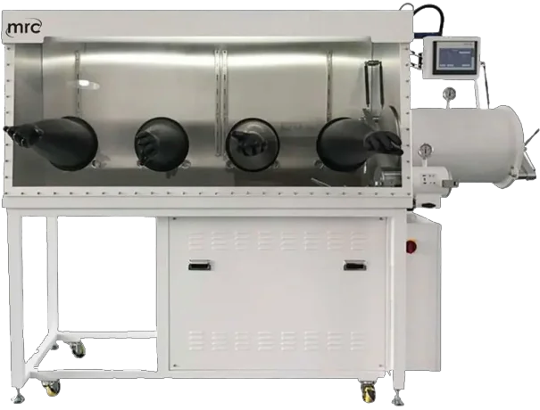 LARGE GLOVE BOX WITH GAS PURIFICATION SYSTEM AND DIGITAL CONTROL