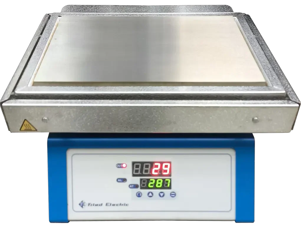 High temp.Titanium hotplate up to 600°C, 230V