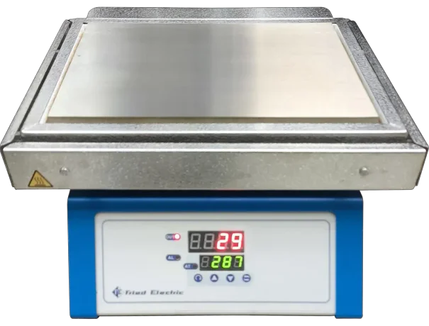 High temp.Titanium hotplate up to 600°C, 230V