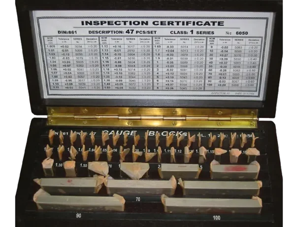 Gauge Block 83 pieces/box Grade 1