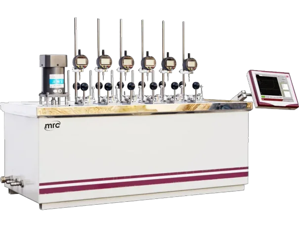 Heat Deflection Tester - 4 temperature measuring points - 6 Stations
