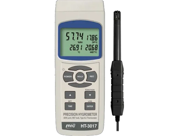 HUMIDITY/TEMP./DEW POINT, type  K/J Temp. PRECISION HYGROMETER