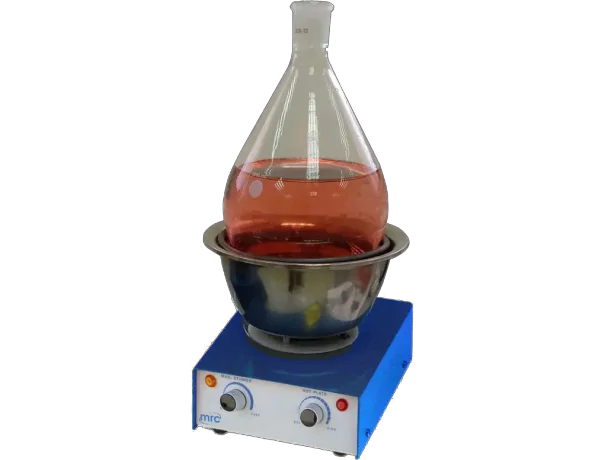 Flask heater+stirrer ,analog control, 650 deg C, 2 liter laboratory