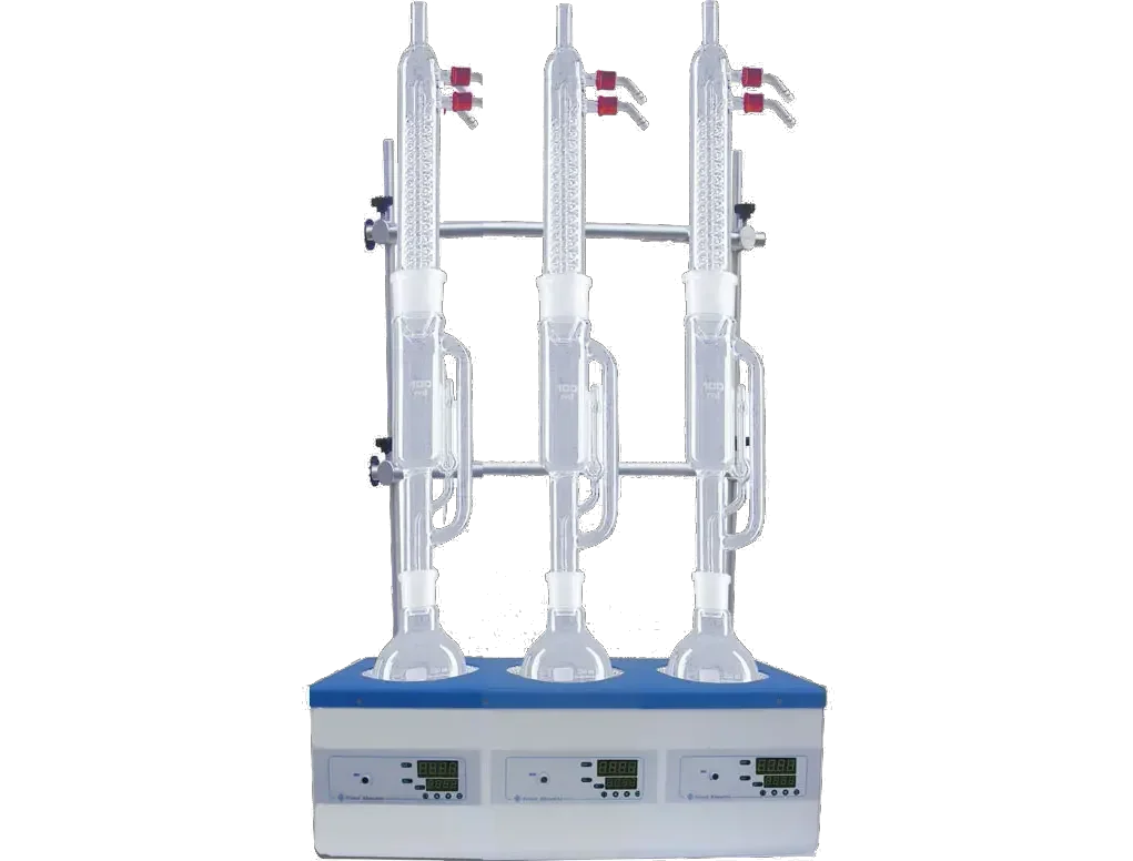 Digital laboratory Flask heater up to 250ml 3 places + Stirrer 3
