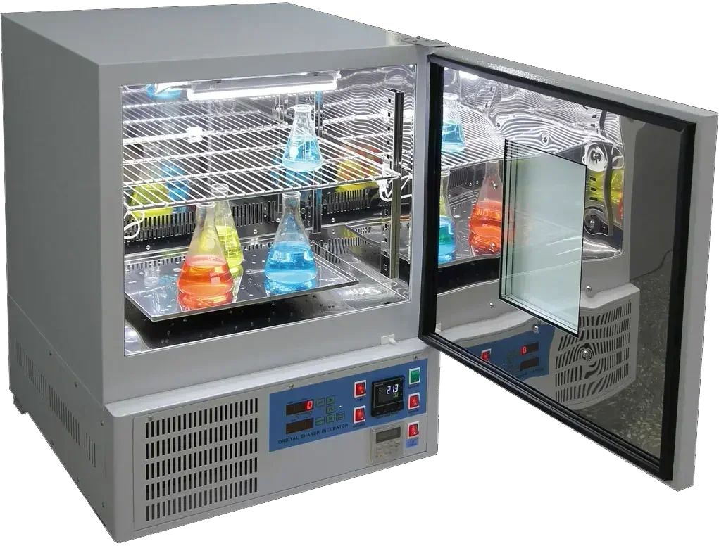 REFRIGERATED SHAKER LABORATORY INCUBATOR+LIGHT,0-60DEG C,300RPM