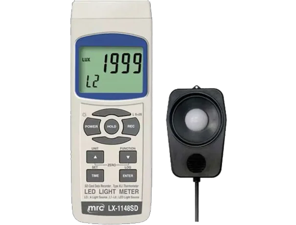 LED LIGHT METER + data logger
