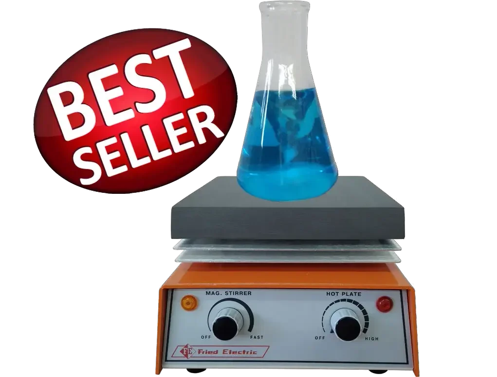 Hotplate magnetic stirrer 175x175mm 300 deg c 3