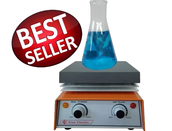 Hotplate magnetic stirrer 175x175mm 300 deg c 3