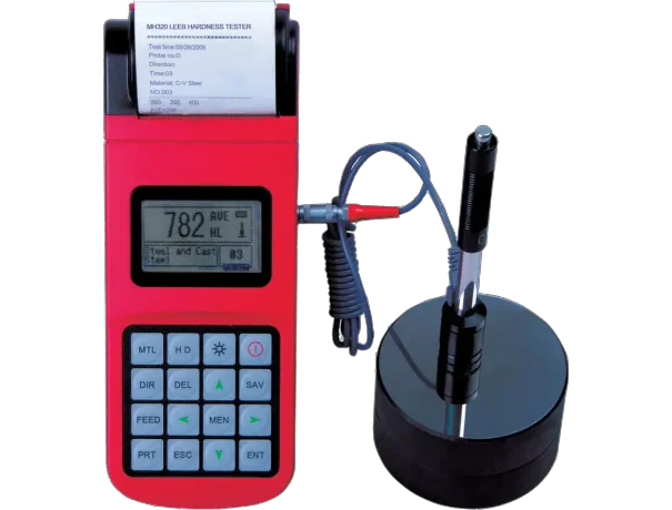 Hand held hardness meter