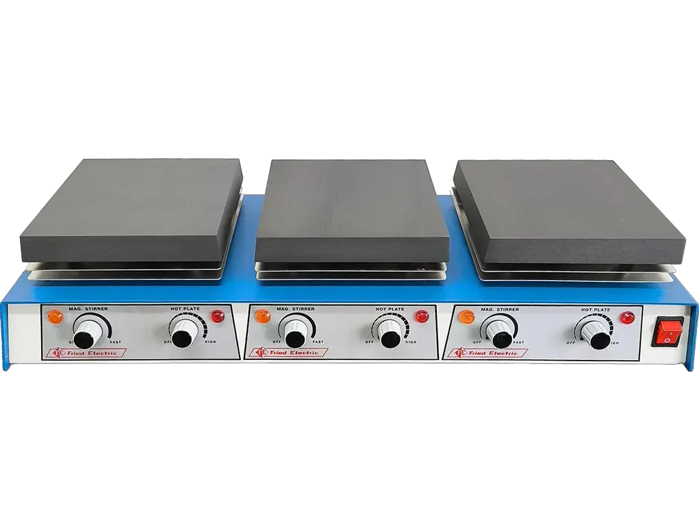 Hotplate+stirrer 3 chanels 300deg c 3