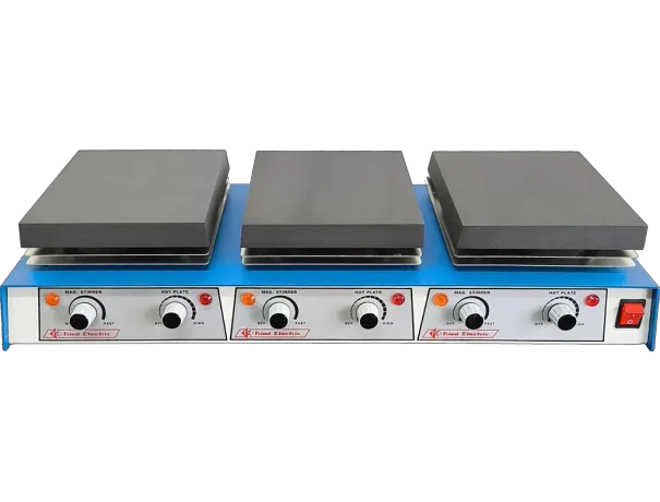 Hotplate+stirrer 3 chanels 300deg c 3