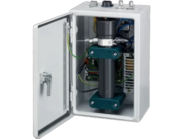 Online particle counter for filter test rigs