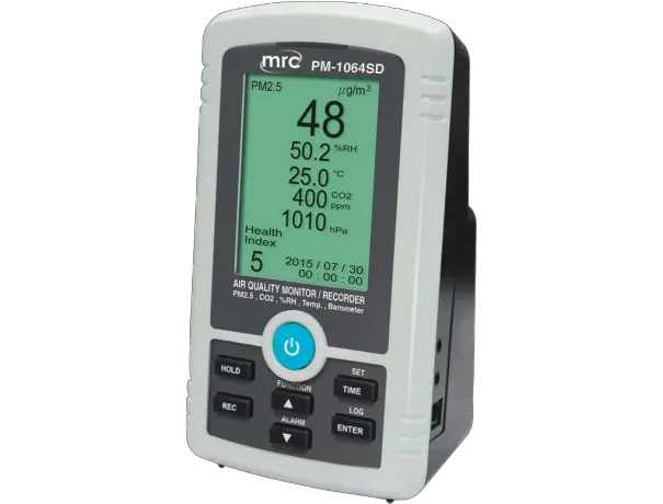 PM2.5, CO2, %RH, Temp., Barometer -AIR QUALITY data logger