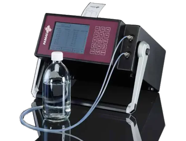 PARTICLE COUNTING SYSTEM FOR FLUIDS-PORTABLE PARTICLE COUNTERS