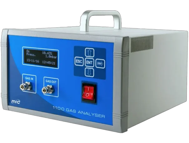 Bench Mounted Oxygen Analyser - Zirconia Sensor 1PPM to 30% 3