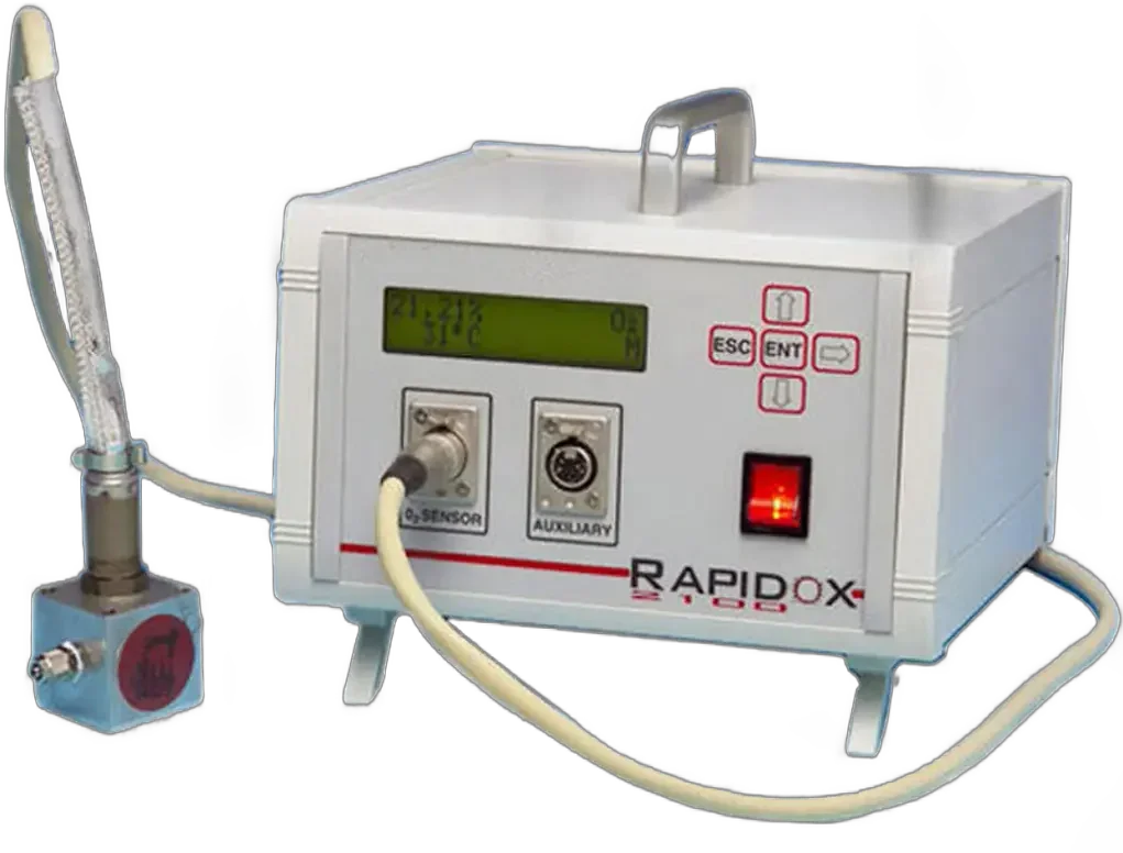 Datalogging Panel Mounted Oxygen Analyser - External Zirconia Sensor 10-20PPM to 30% 3