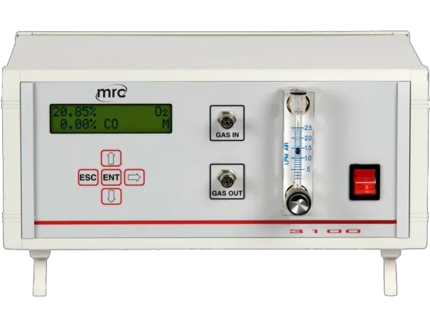 Datalogging Bench Mounted Oxygen Analyser - Zirconia Sensor 10-20PPM to 30% 3
