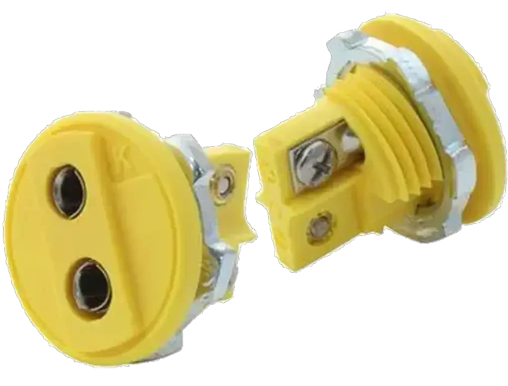 Standard connector for K panel - round