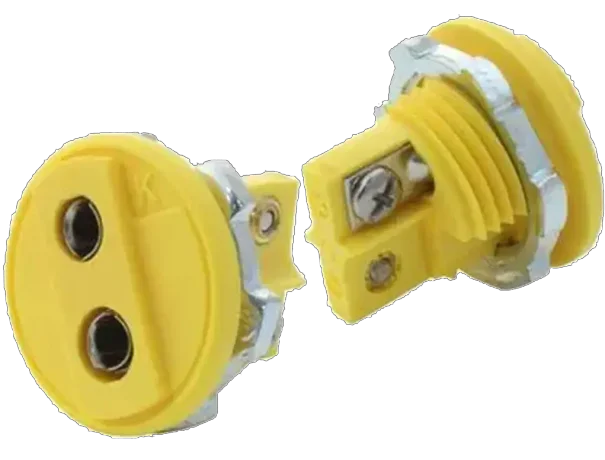 Standard connector for K panel - round