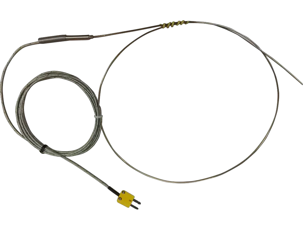 T/C K length-1000mm,diameter 1.5mm+cable 2meter